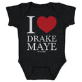 Drake Maye New England I Heart WHT