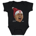 Patrick Mahomes Kansas City Portrait Santa Hat WHT