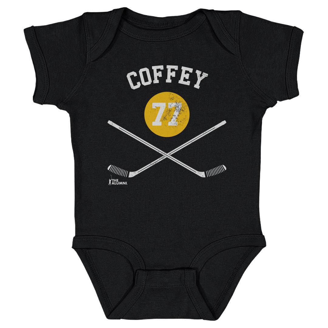 Paul Coffey Pittsburgh 77 Sticks WHT