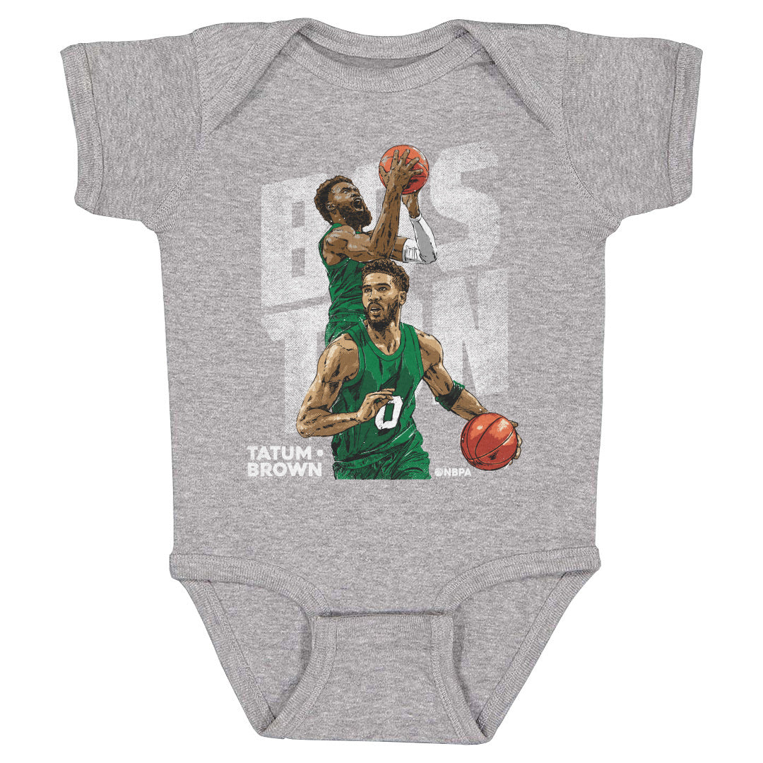 Jayson Tatum & Jaylen Brown Boston Duo WHT