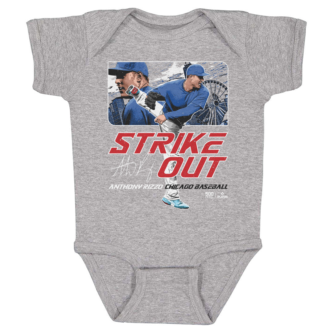 Anthony Rizzo Chicago C Strikeout WHT