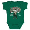 Kirill Kaprizov Minnesota Cartoon Santa Hat WHT