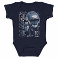 Drake Maye New England Vertical Name WHT