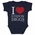 Stefon Diggs New England I Love WHT