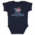 Columbus Aviators Primary Logo WHT