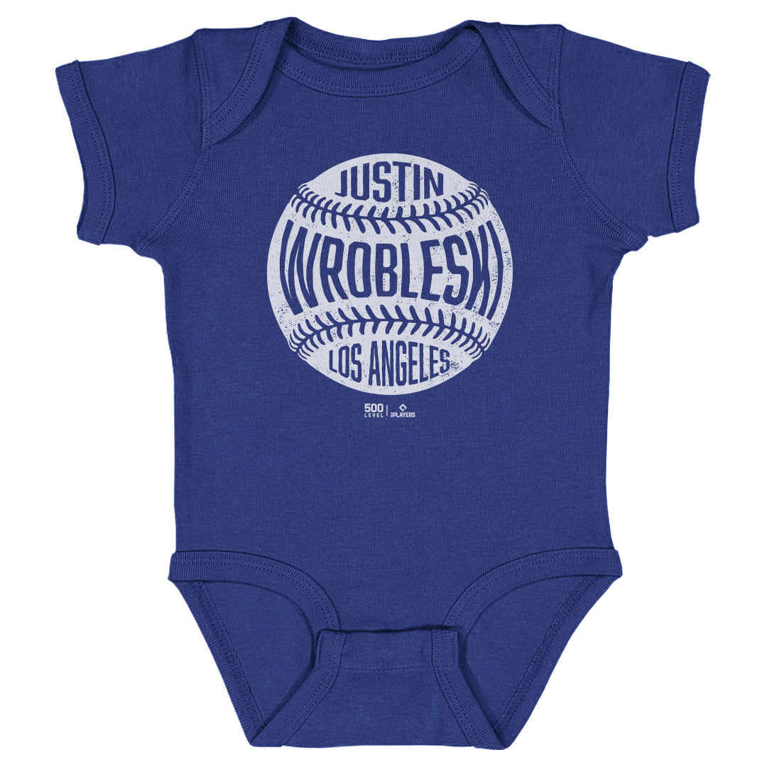 Justin Wrobleski Los Angeles D Vintage Baseball WHT