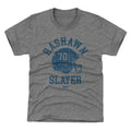 Rashawn Slater Los Angeles C Helmet Font