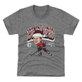 Connor Bedard Chicago Cartoon Santa Hat WHT