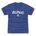 DePaul Blue Demons Soccer Minimalist WHT