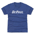 DePaul Blue Demons Wordmark White WHT