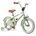 Kids Bike with Adjustable Handlebar and Saddle Green