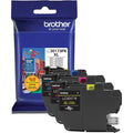 New, Pre-Owned - Brother LC3017XL Cyan, Magenta, Yellow Ink Cartridge, 3-Pack