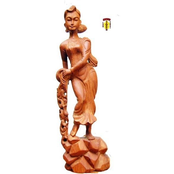 Lady Dumping Fish From Pot