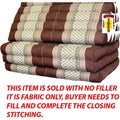 Large Triangle Pillow and 3 Pads No Fill