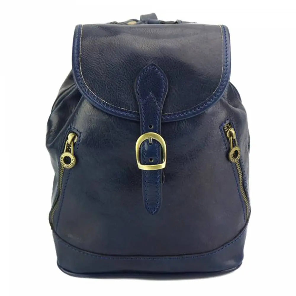 Luminosa Leather Backpack Purse