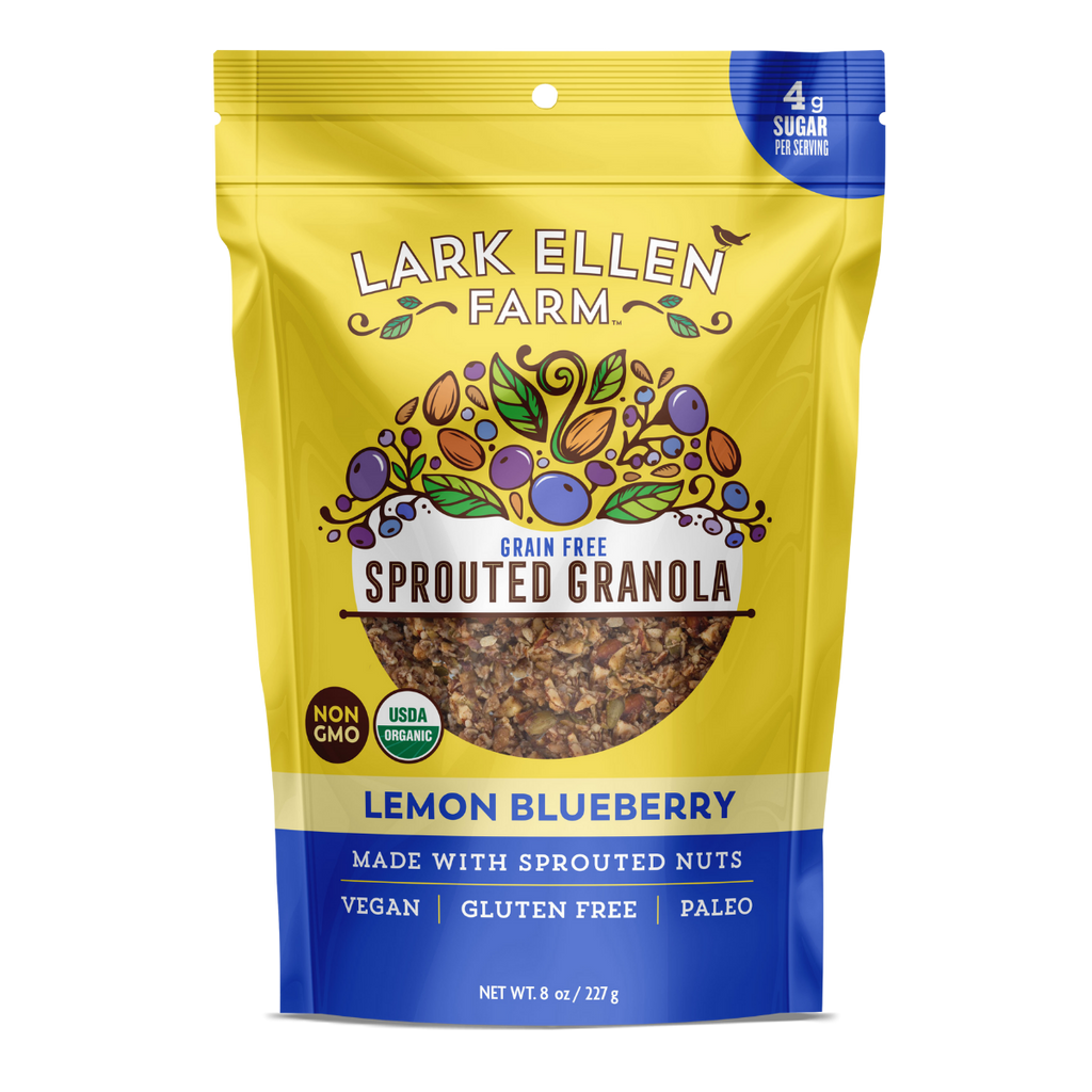 Lemon Blueberry Sprouted Granola