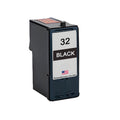 U.S. Remanufactured for Lexmark #32 18C0032 Black Ink Cartridge