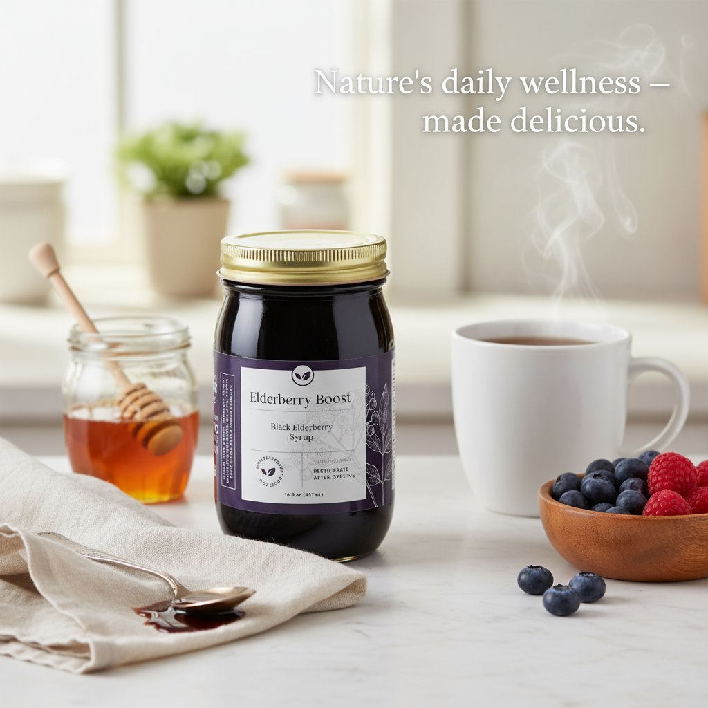 All Natural Elderberry Boost (16 oz)