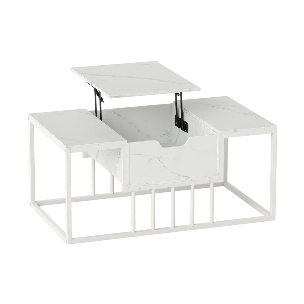 Lift Top Coffee Table Modern Center Table with Hidden Storage Compartment