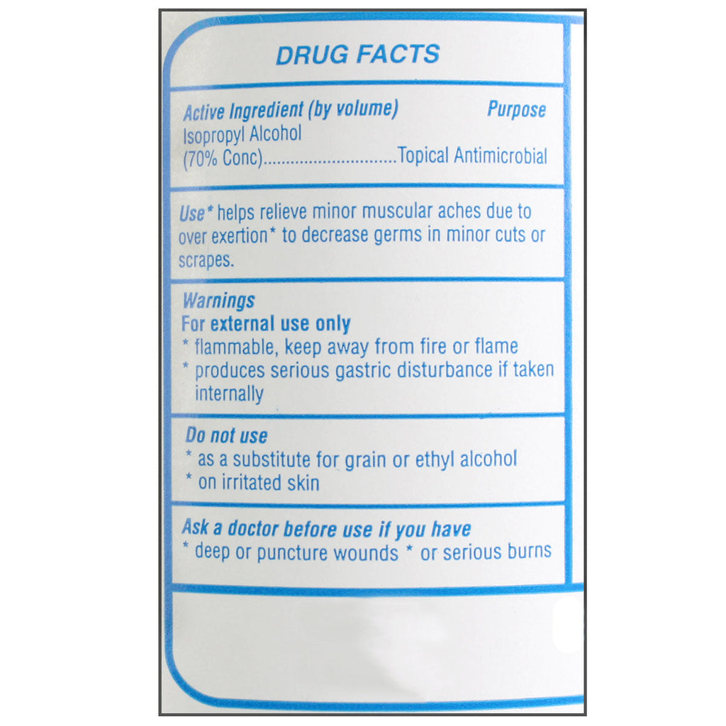 Isopropyl Alcohol, 70%, 32 oz. - 1 Each