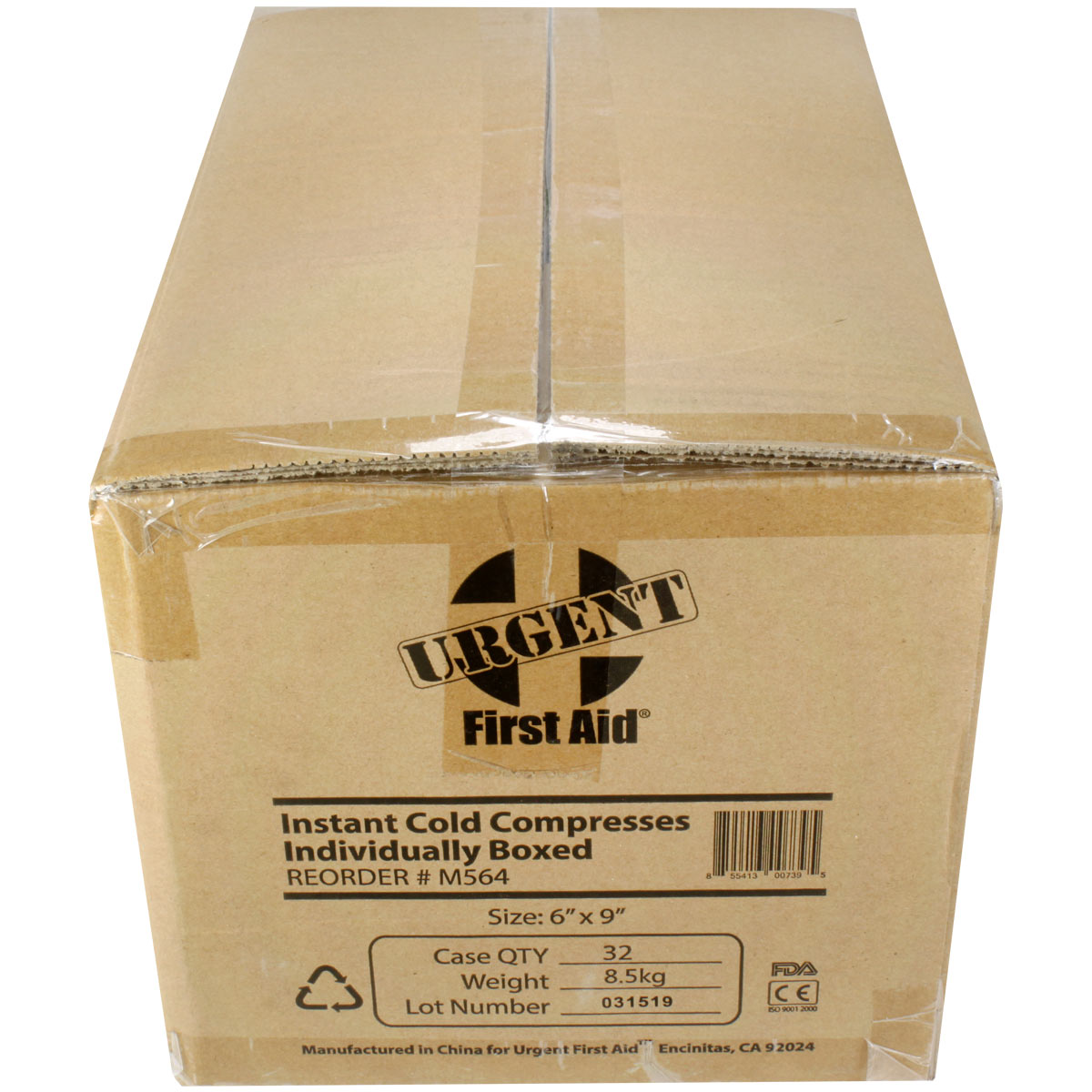 6" x 9" Instant Cold Compress, Boxed - 32 per case