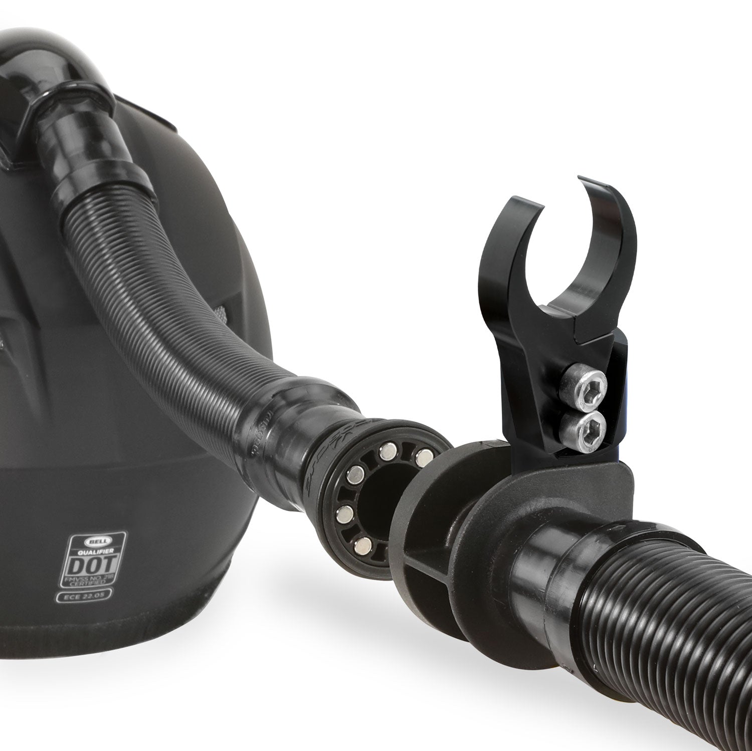 MAC-XC Magnetic Quick-Release for Helmet Air Pumper - with 1.25  Bar Mount