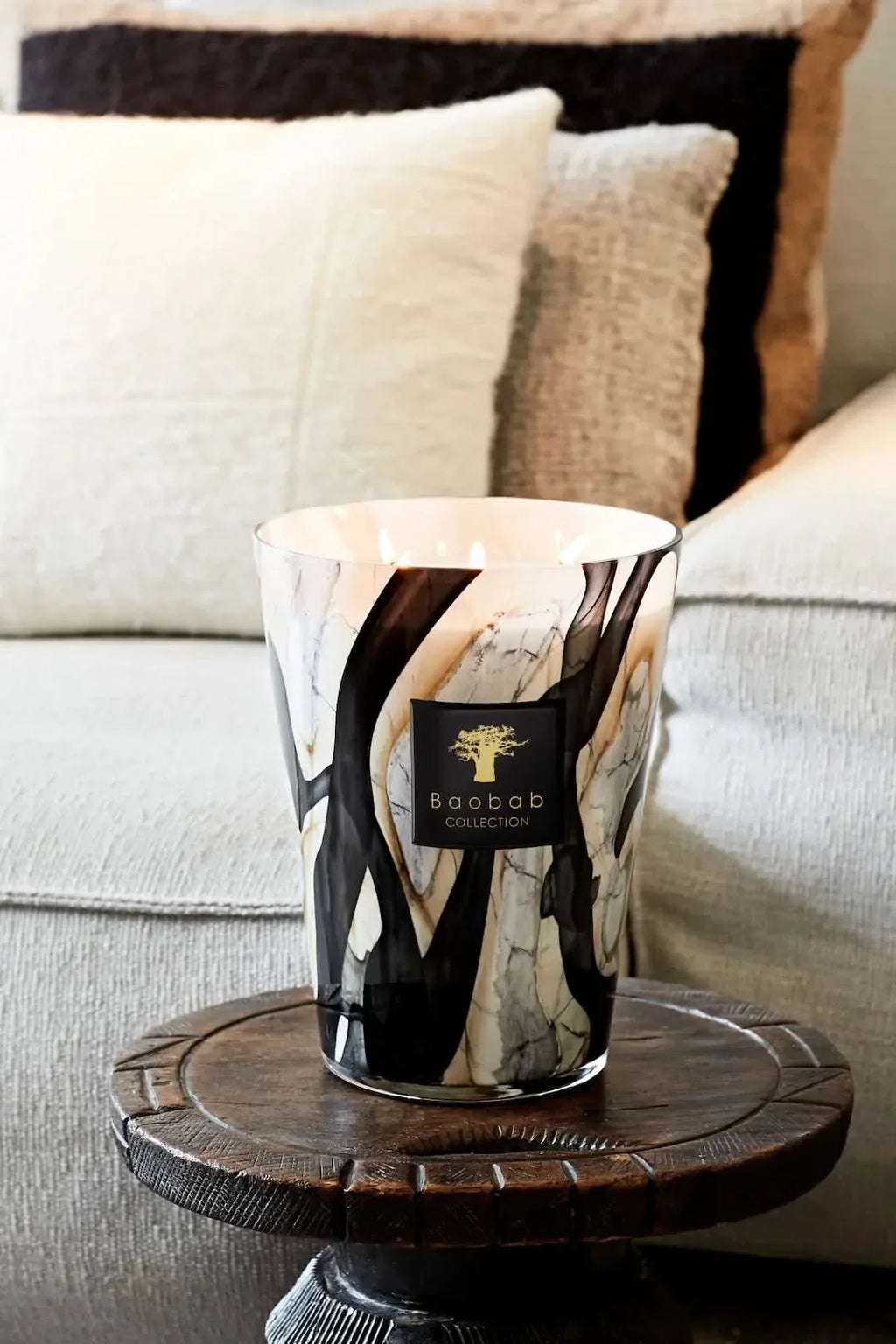Baobab Collection Stones Marble Max 16 Candle