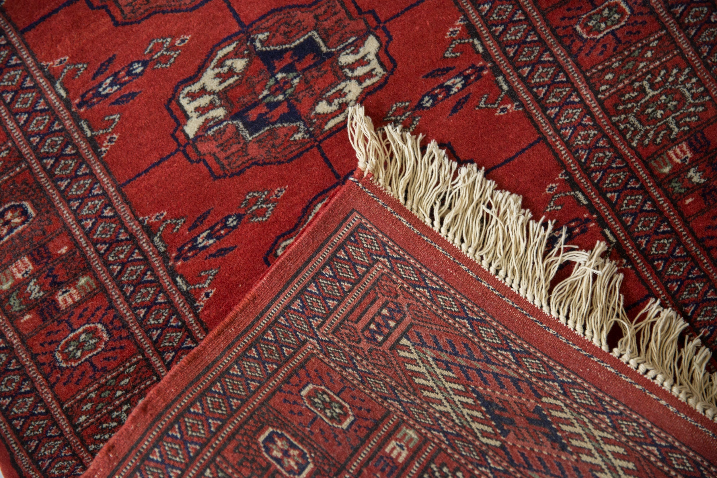2.5x4 Vintage Fine Bokhara Rug Runner