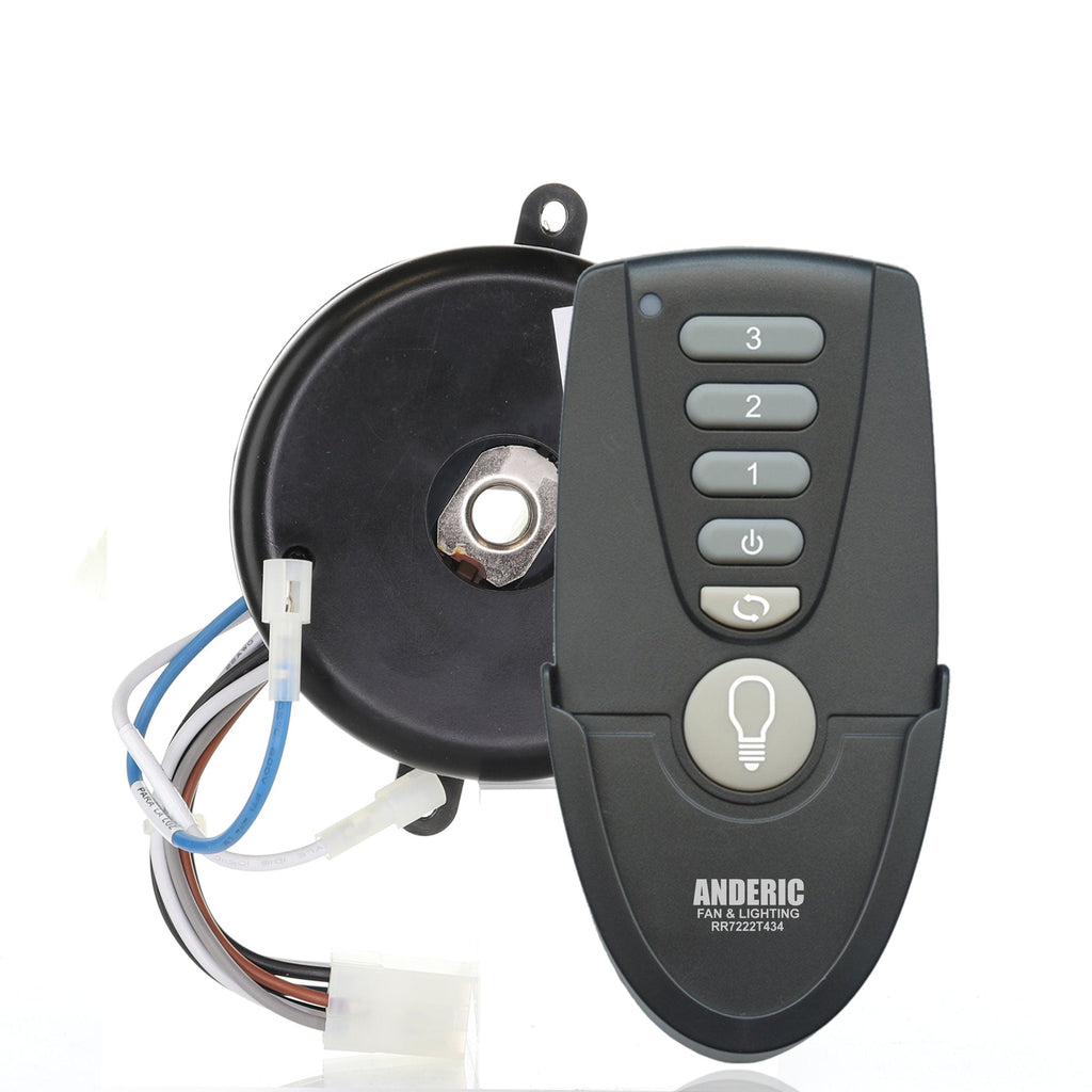 Substitute for Hunter 8509501/8509502 Ceiling Fan Remote Control [MR77A-RR7222T434-KIT]