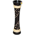 Mango Wood Vase String Design 12" Tall