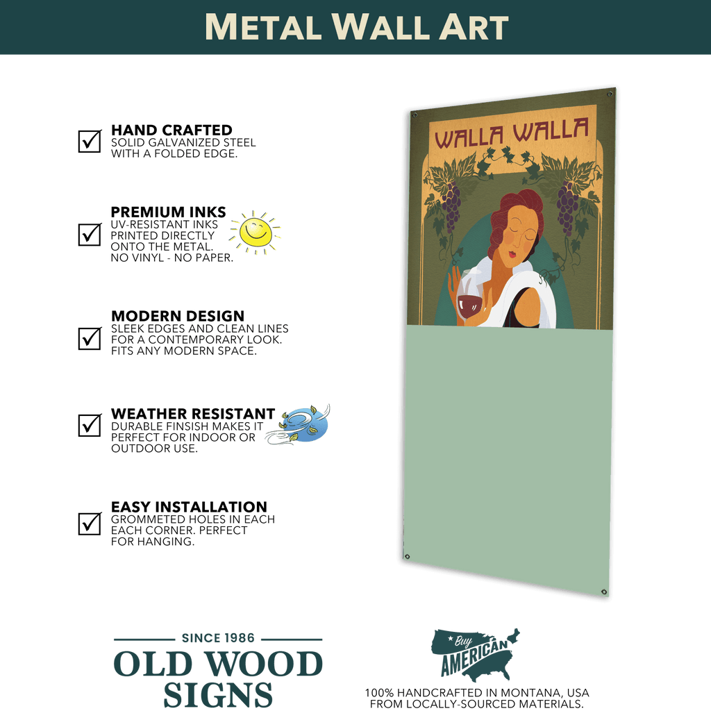 Mackinac Ferry - Wood & Metal Wall Art
