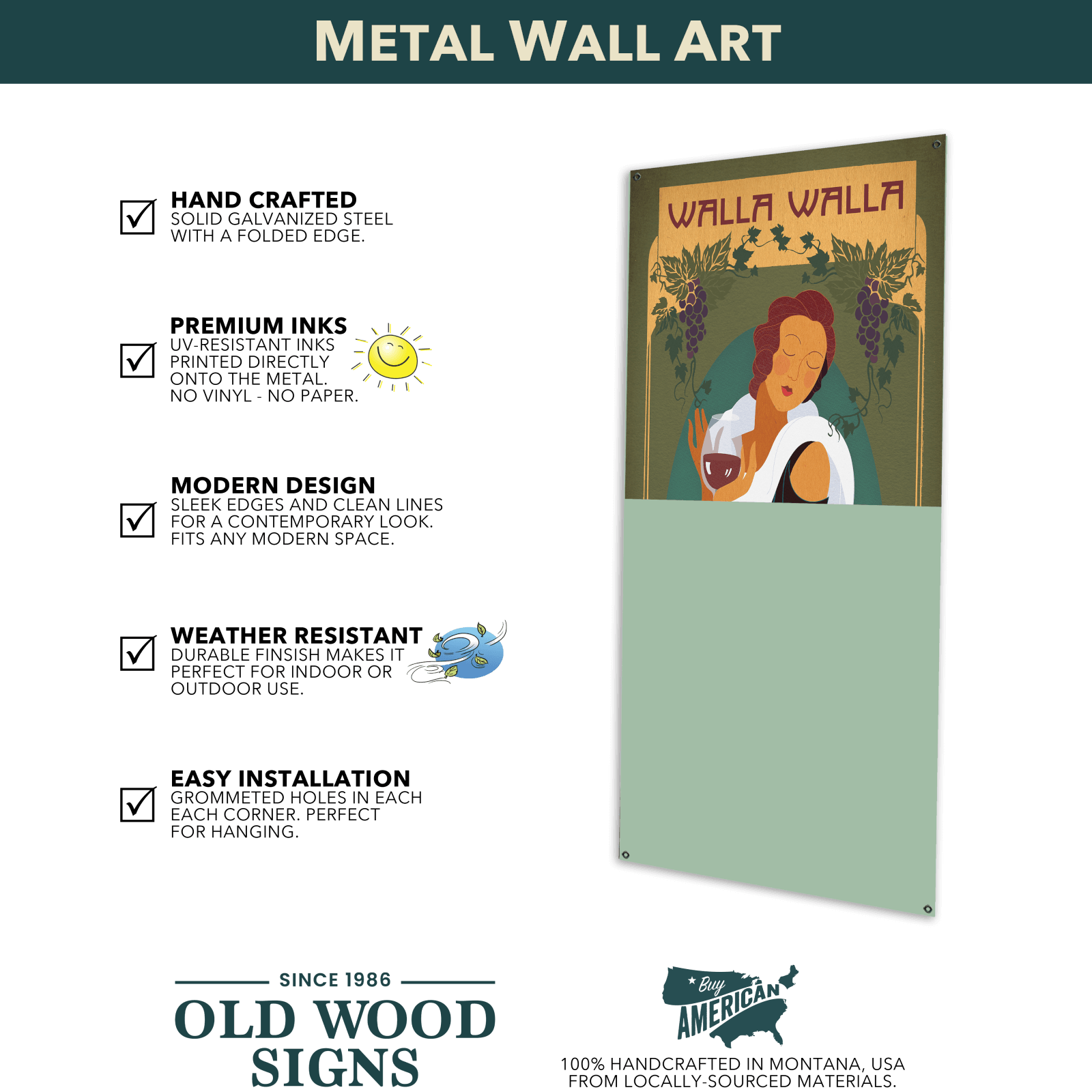 Mackinac Ferry - Wood & Metal Wall Art