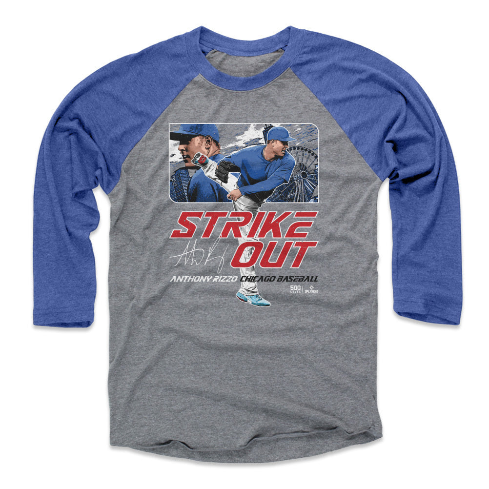 Anthony Rizzo Chicago C Strikeout WHT