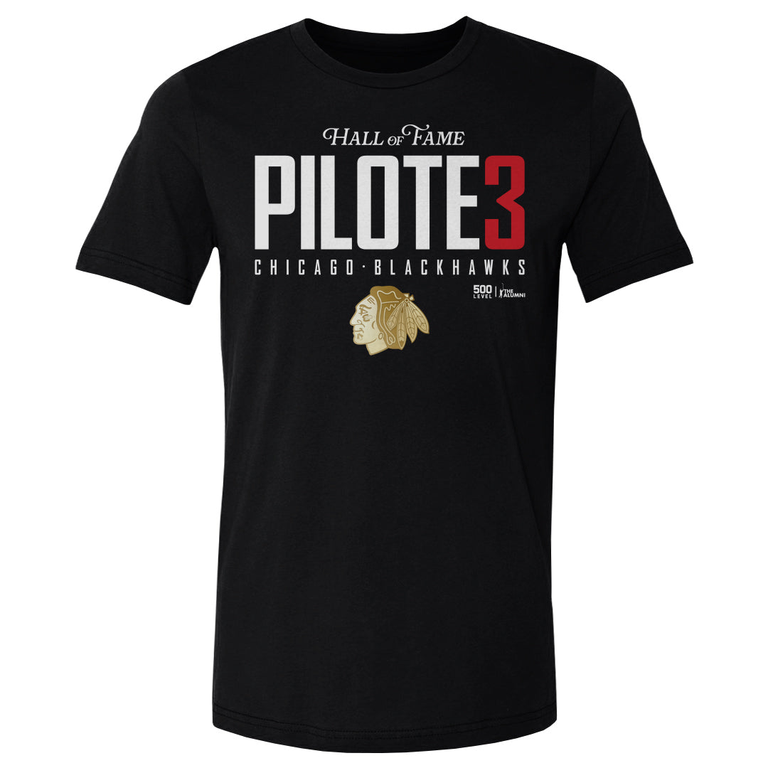 Pierre Pilote Chicago Blackhawks H.O.F. Elite WHT