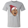 Patrick Mahomes Kansas City Portrait Santa Hat WHT