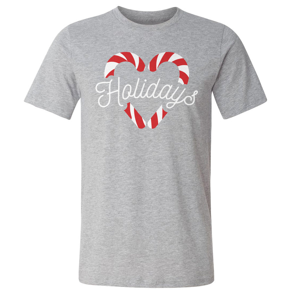 Christmas Candy Cane Heart WHT