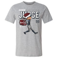 Aaron Judge New York Y Cartoon Santa Hat WHT