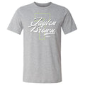 Jaylen Brown Boston Number Script WHT