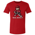 New Jersey Hockey 8-bit WHT