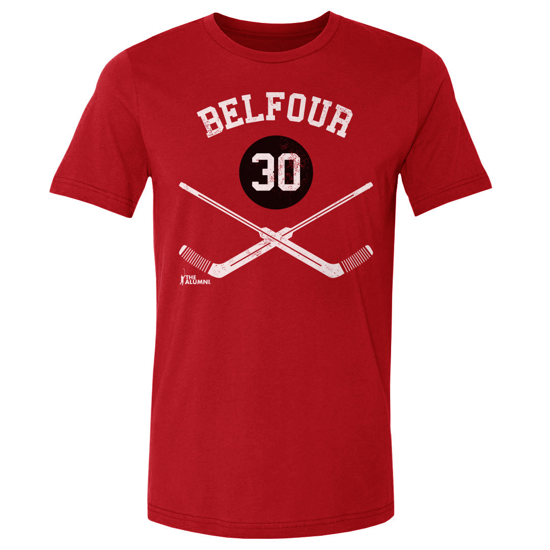 Ed Belfour Chicago 30 Goalie Sticks WHT