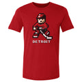 Detroit Hockey 8-bit WHT