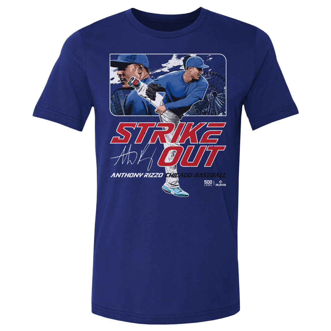 Anthony Rizzo Chicago C Strikeout WHT