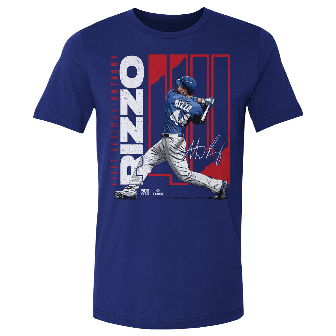 Anthony Rizzo Chicago C Stretch WHT