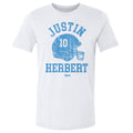 Justin Herbert Los Angeles C Helmet Font
