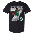 Jaylen Brown Boston Celtics Number WHT