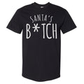 Christmas Santa's B-tch WHT