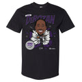 DeMar DeRozan Sacramento Kings Caricature WHT