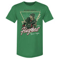 Quinn Hughes Minnesota Triangle Retro WHT