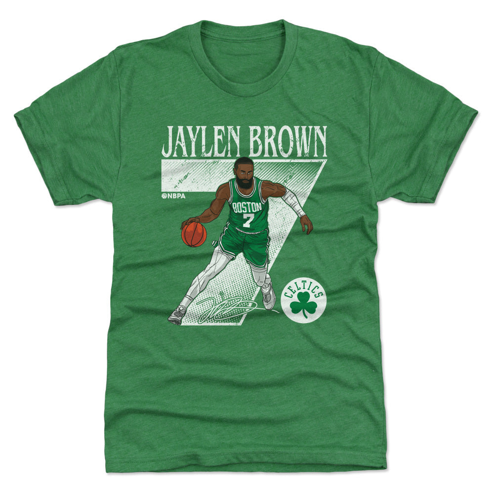Jaylen Brown Boston Celtics Number WHT