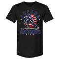 Auston Matthews Toronto USA Flag WHT